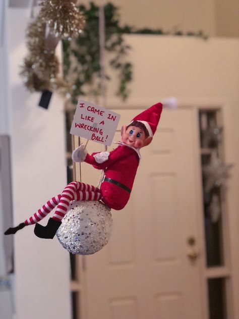 Wrecking ball Wrecking Ball, Xmas Elf, Zentangle Artwork, The Elf, Christmas Baking, Elf On The Shelf, Elf, Shelves, Holiday Decor