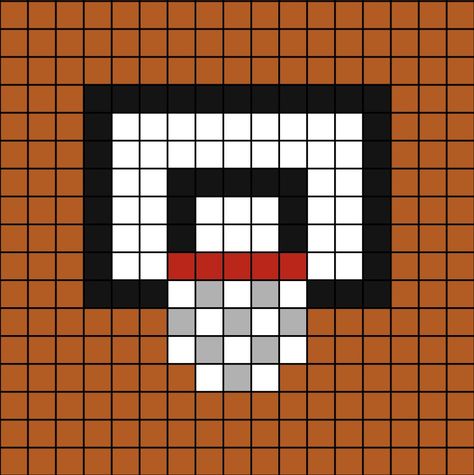 A pixel art template of a basketball hoop (black outline and red rim, in a rectangular shape). Sports Pixel Art, Basketball Pixel Art, Pixel Art Football, Pixel Art Ideas, Tiny Cross Stitch, Pixel Art Tutorial, Easy Pixel Art, Pixel Drawing, Pixel Art Grid