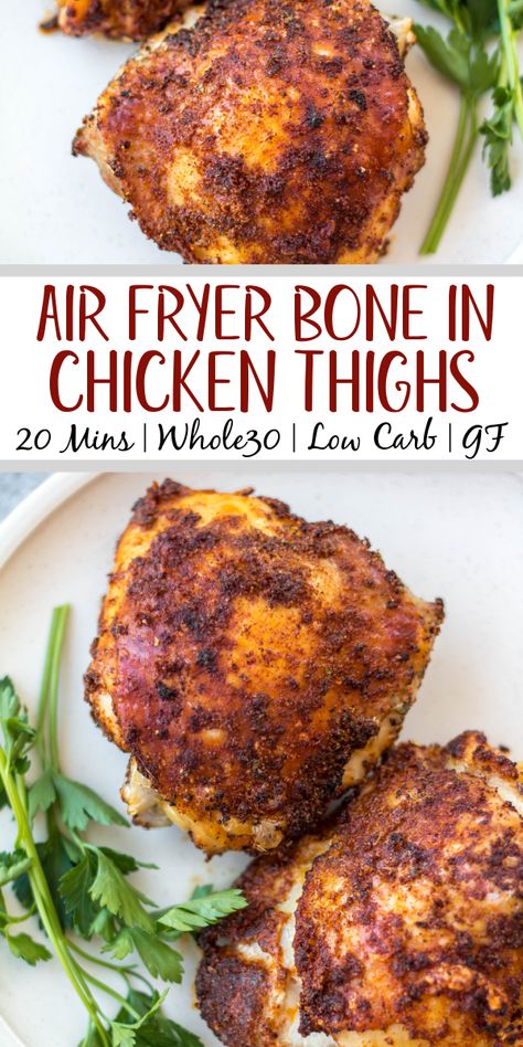 Air Fryer Chicken Parts, Easy Bone In Chicken Thigh Recipes Air Fryer, Bone In Chicken Air Fryer Recipes, Airfryer Bone In Chicken Thighs, Skin On Chicken Thigh Recipes Air Fryer, Bone In Chicken Thigh Air Fryer Recipes, Bone In Skinless Chicken Thigh Recipes Air Fryer, Bone In Chicken Thighs Air Fryer, Air Fry Chicken Thighs Bone In