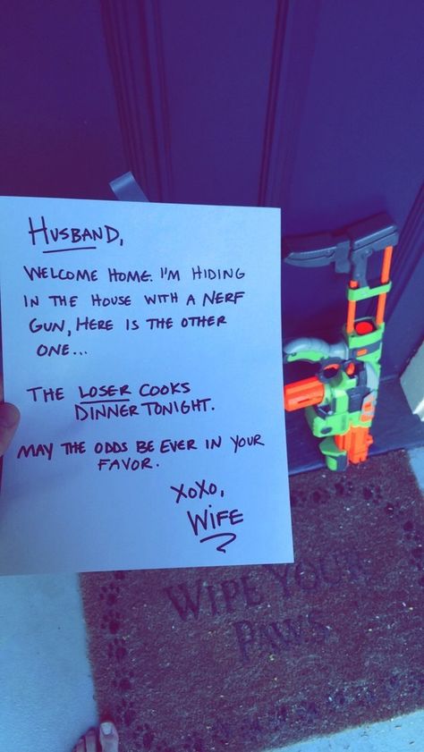 ABSOLUTELY DOING THIS.  The never-a-dull-moment couple: | 26 Couples Who Have This Whole Relationship Thing Figured Out Cute Couple Quotes, Boyfriend Goals, Married Life, Welcome Home, A Sign, Soulmate, Relationship Goals, Couple Goals, The House