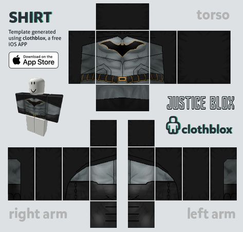 Shirt Skin for roblox based on Justice league (DC Movies) Roblox Classic Shirt Template, Shirt Template Roblox Png, Roblox Template, Roblox Group, Spiderman Shirt, Roblox Clothing, Roblox Clothes, Batman Shirt, Roblox T Shirts