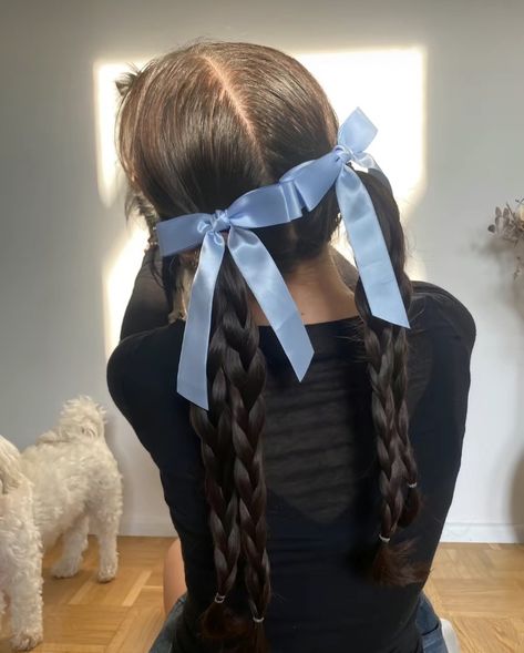 Old Money Hairstyles, Concert Hair, Interview Hairstyles, Hairstyles Female, Hairstyles For All Hair Types, Preppy Hairstyles, Cho Chang, French Braid Hairstyles, Bow Hairstyle