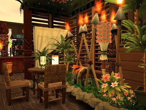 Bloxburg Hawaii House, Bloxburg Tropical Decals, Tropical Bloxburg, Bloxburg Landscape, Bloxburg Resort, Hotel Bloxburg, Bloxburg Mansion, Roblox Studio, Bloxburg Building