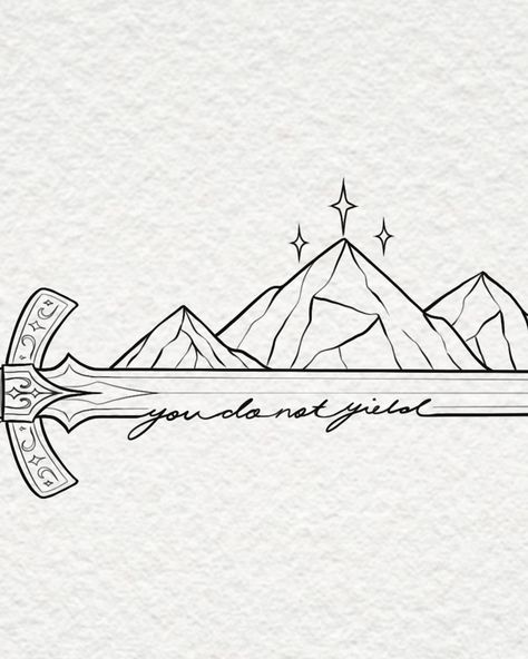 I wish this one fit better on insta 😭🗡️ swipe to check a close up of this Goldryn blade for Mandi 🌙🔥 #acotar #goldryn #sarahjmaas Acotar Dagger Tattoo, Acotar Painting Ideas Easy, Acotar Drawings Easy, Acotar Mountain, Acotar Drawings, Acotar Tattoos, Bookish Designs, 4th Wing, Tiny Tats