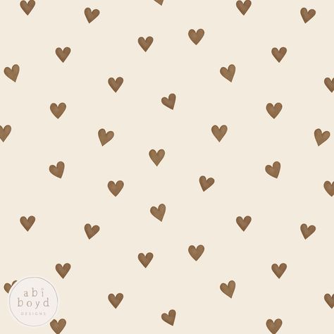 Watercolor Chocolate, Beige Heart, Christian Iphone Wallpaper, Seamless Pattern Design, Chocolate Hearts, Bottle Painting, Iphone Background Wallpaper, Neutral Beige, Heart Wallpaper