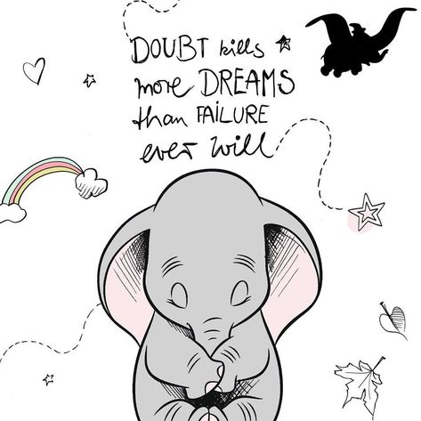 Dumbo Quotes, Images Disney, Disney Movie Quotes, Winnie The Pooh Quotes, Pooh Quotes, Quotes Disney, Disney Quotes, Disney Drawings, Cute Disney