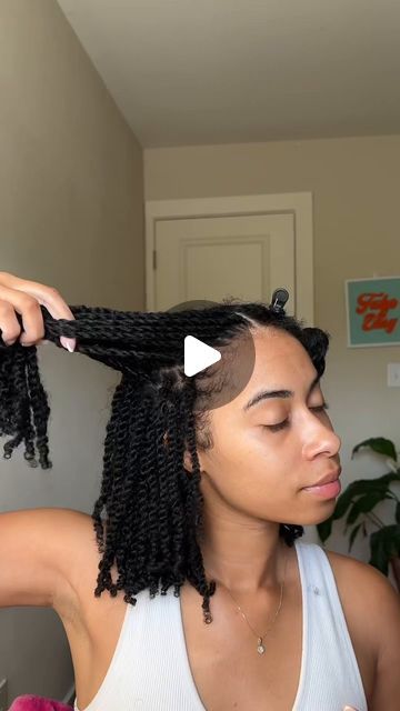 NaturallyCurly.com on Instagram: "It’s a mini-twists summer! 😎 ☀️ 🔅   Can we say @imanialexia_ is a certified mini-twist out queen? This creator gave us an updated mini-twist tutorial, and we’re loving it! Mini twists are a sustainable protective style that retains length and negates tension while giving you a versatile look.   Community, would you try this style? Let us know!!  #protectivestyles #naturalhairstyles #minitwists #twistout" Twist On Black Women Natural Hair, Twists Black Women Hair, Protective Styles For Natural Hair Extensions, Feed In Mini Twists, Mini Twists Updo, African Hair Twist Styles, Twist Out Styles Natural Hair 4c, Short Twist Extensions, Short Chunky Twists Natural Hair