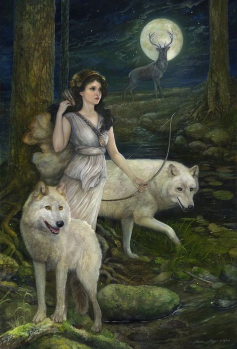 Women In Mythology, Annie Stegg, Artemis Goddess, Greek Gods And Goddesses, Greek And Roman Mythology, Roman Mythology, Mythology Art, Goddess Art, Greek Myths