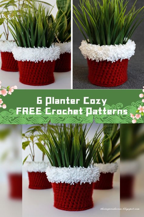 6 Planter Cozy Crochet Patterns – FREE Crochet Planter Cover, Crochet Planter, Planter Cover, Owl Planter, Indoor Plant Wall, Home Crochet, Hanging Plant Wall, Plant Pot Covers, Cozy Crochet Patterns