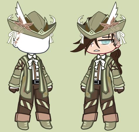 Gacha Club Wizard Outfit, Gacha Club Pirate Outfit Ideas, Gacha Club Midevil Outfit, Gacha Club Fantasy Outfit Ideas Male, Warrior Gacha Club Outfits, Oc Outfit Inspiration, Gacha Club Detective Outfit, Gacha Club Knight Armor, Knight Gacha Club Outfit