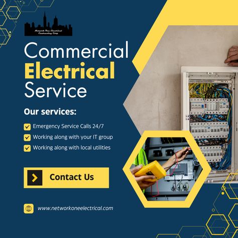 Power up your business with our top-notch Commercial Electrical Service! ⚡️🔌 We specialize in reliable, efficient, and safe electrical installations and maintenance for businesses of all sizes. From offices to retail spaces, warehouses to restaurants, our skilled electricians have got you covered. Contact us today for a bright and productive future! 💡💼 Always ready for your needs 24/7! Contact us now at: +1 718-792-4733 #CommercialElectricalService #PowerUpYourBusiness Engineering Poster, Electricity Logo, Electrician Services, Invitations Card, Travel Poster Design, Steel Gate, Business Portfolio, Job Advertisement, Mural Wall