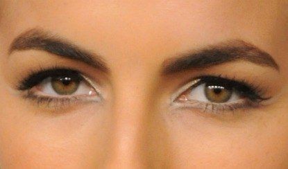 Downturned Eyes, Belle Makeup, Turquoise Highlights, Camilla Belle, Filling In Eyebrows, The Obsession, Beautiful Brown Eyes, Best Eyeliner, Her Makeup