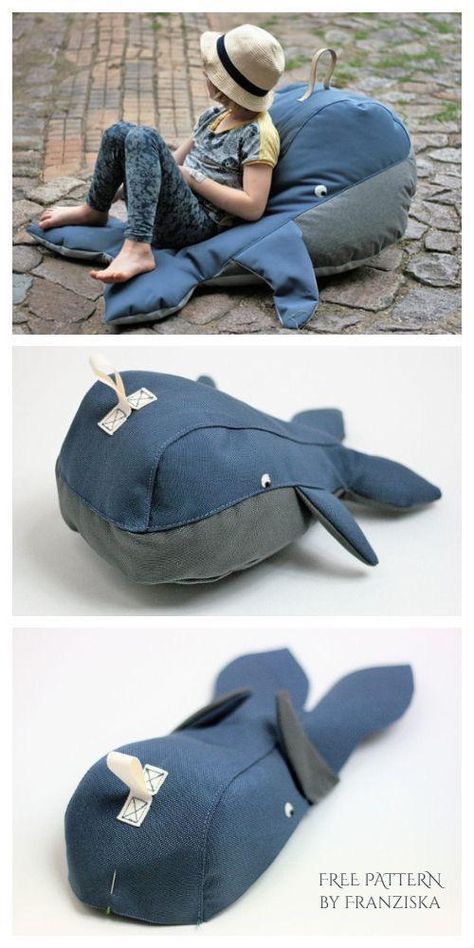 Whale Pattern Sewing, Funny Sewing Projects, Things To Sew For Boys, Whale Sewing Pattern, Diy Whale, Baby Kostüm, Boy Sewing, Fabric Sewing Patterns, Fabric Toys