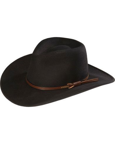 Stetson Bozeman Crushable Wool Hat, Black Cowboy Hat Styles, Hats Cowboy, Ronnie Van Zant, Cloche Hats, Mens Hats Fashion, Felt Cowboy Hats, Stetson Hat, Women Hats, Chapeau Cowboy