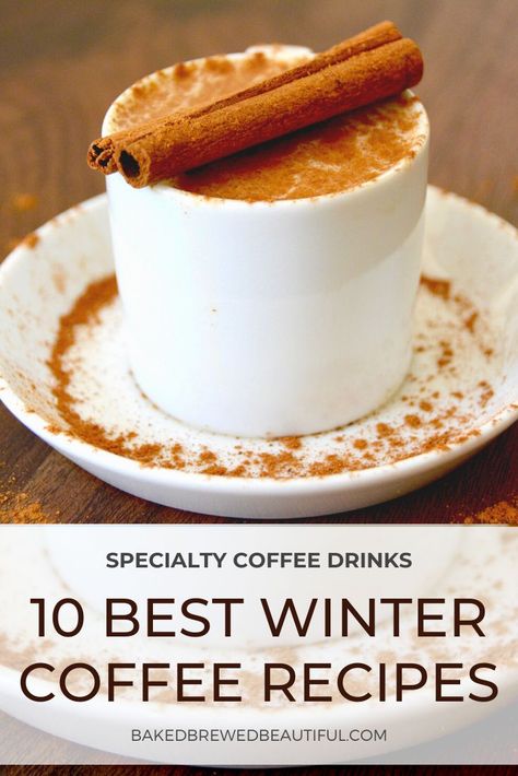 Enjoy the best winter coffees by making a selection from our list of the 10 best winter specialty coffee drinks. winter coffee | winter coffee aesthetic | winter coffee drinks | winter coffee photography | winter coffee recipes | winter coffee bar | winter coffee recipes | winter coffee recipes at home | winter coffee drinks recipes | coffee winter recipe | winter hot coffee recipes | winter iced coffee recipe | coffee ideas recipes winter | coffee drink recipes winter | specialty coffee | latte Winter Coffee Cocktails, Holiday Espresso Drinks, Hot Coffee Cocktail Recipes, Winter Drinks Coffee, Winter Coffee Drinks, Warm Beverages For Winter, Hot Drinks For Winter Aesthetic, Winter Coffee Recipes, Coffee Drinks Recipes