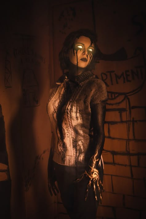 Bendy And The Ink Machine Cosplay, Audrey Bendy And The Dark Revival, Batim Cosplay, Audrey Batdr, Bendy Cosplay, Audrey Drew, Bendy Henry, Ink Machine Bendy, Boris The Wolf