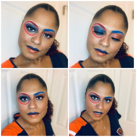 Chicago Bears Makeup, We Bear Bears, Morphe 350, Bear Makeup, Bears Game, Bear Bears, Inspired Makeup, We Bear, Game Time