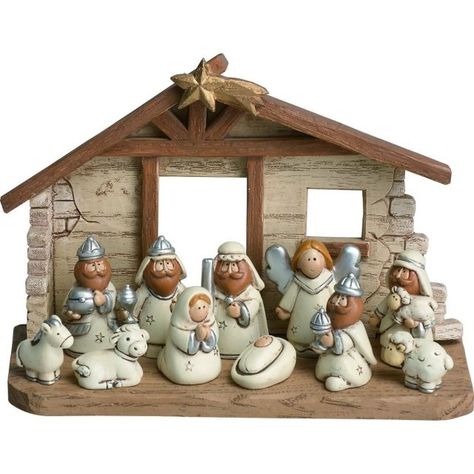 Kids Nativity Set, Nativity Scene Sets, Nativity Stable, Christmas Manger, Christmas Nativity Set, Jesus Mary And Joseph, Christmas Accents, Christmas Nativity Scene, Christmas Nativity