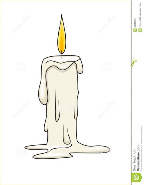 Illustration about Drawing of a burning candle. Illustration of drip, light, simple - 39518502 Draw A Candle, Drawing Candles, Drawing Of Candles, Candle Drawing Aesthetic, Candle Light Drawing, Candles Drawing Art, Simple Candle, Drip Sketch, Candles Drawing