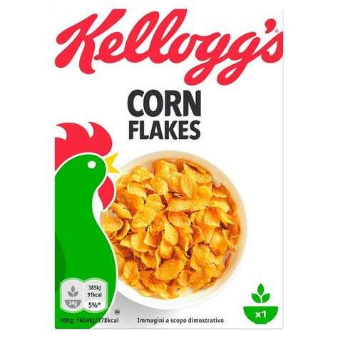 Kellogs Cereal, Cereal Kelloggs, Corn Flakes Cereal, Kellogg's Corn Flakes, Best Cereal, Filling Breakfast, Corn Flakes, Nutritious Breakfast, Daily Vitamins