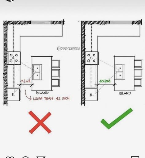 L Shaped Kitchen With Island Layout, L Shaped Kitchen Interior, L Shape Kitchen Design, Interior Design Guidelines, L Shape Kitchen Layout, Small L Shaped Kitchens, L Shaped Kitchen Designs, Kitchen Layouts With Island, Kitchen Layout Plans