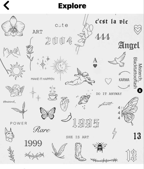 Tiny Tattoo Sticker Sleeve, Collage Tattoos For Women, Delicate Grunge Tattoo, Small Unique Tattoos Women, Patchwork Tattoo Ideas Taylor Swift, 5x5 Tattoo, Taylor Swift Tattoo Ideas Small Ttpd, Fairy Patchwork Tattoo, Scattered Tattoos Sleeve Women