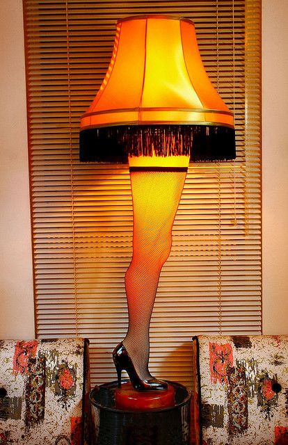 Leg Lamp "A Christmas Story " who isn't a fan of this movie? And yeah I wish I could've had this lamp :-( Christmas Story Lamp, Christmas Story Leg Lamp, Christmas Story Movie, Christmas Nostalgia, Leg Lamp, Lava Lamps, Tree Themes, Christmas Giveaways, Christmas Tree Decorations Diy