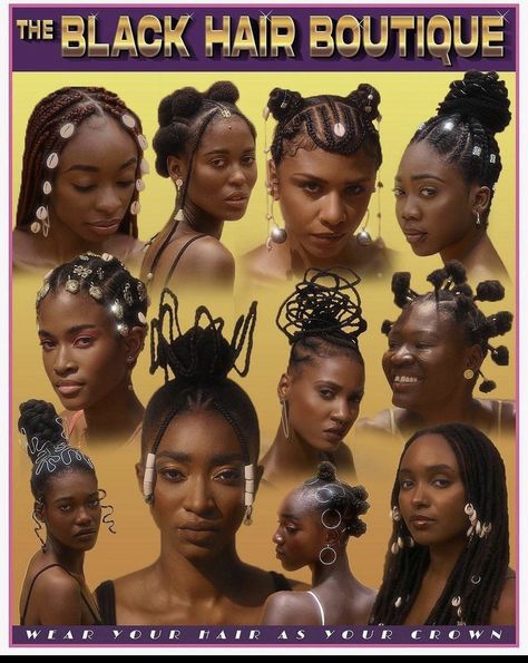 Styled Hair, Hair Boutique, Editorial Hair, Texas Roadhouse, Hair Magazine, African Braids, Creative Hairstyles, Drawing Inspo, Hair Reference