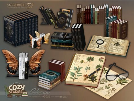 Sims 4 Reading Glasses Cc, Sims 4 Vintage Clutter Cc, Sims 4 Dark Academia Build Cc, Book Cc Sims 4, Sims 4 Men Clutter Cc, Sims 4 Cc Piano Patreon, Sims Cas Ideas, Sims Office Cc, Ts4 Dark Academia Cc