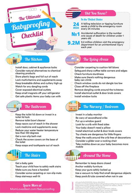 Are you worried about if your new baby will be safe in your home? Click here to get a free checklist to help you babyproof every room in your house. #baby #newborn #babyproofing #childproofing #kids #momlife Baby Proofing Hacks, Safety Checklist, Kids Fever, Baby Checklist, Newborn Hacks, Real Moms, Preparing For Baby, Before Baby, Baby Massage