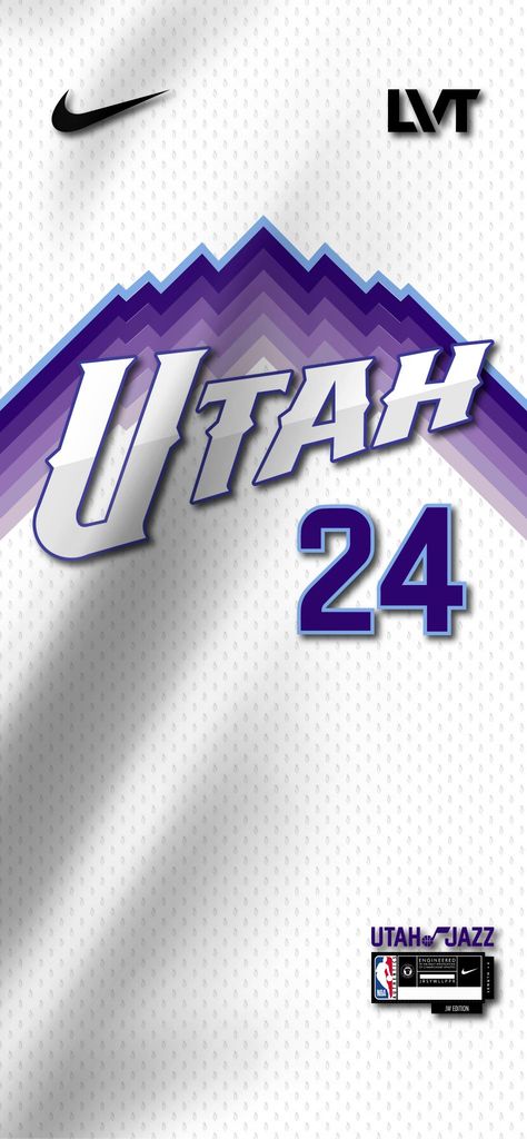 Utah Jazz Jersey, Nba Uniforms, Sports Graphics, Sports Graphic Design, Nba Jersey, Utah Jazz, Graphics Inspiration, Inter Milan, Utah