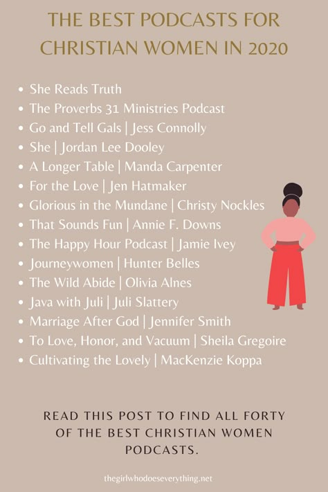 Bible Truths For Women, Best Christian Podcasts For Women, Spiritual Podcasts For Women, Christian Words Of Affirmation For Women, The Best Podcasts, Good Podcasts For Women, Self Care Podcasts For Women, Christian Podcast Name Ideas, Women’s Devotional