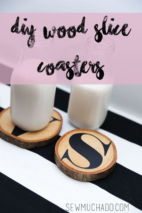 Wood Slice Cricut Projects, Wood Slice Coasters Diy, Diy Wood Coaster Ideas, Painting Wood Coasters, Making Coasters With Cricut, Wooden Coaster Ideas, Coasters From Wood Slices, Personalized Coasters Cricut, Homemade Wood Coasters