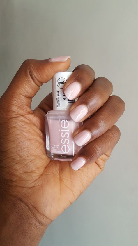 Polished Nails Colors, Essie Tying The Knot, Nail Polish Brown Skin, Dusky Skin Nail Polish, Natural Pink Nail Polish, Regular Nail Polish Ideas, Milky Pink Nail Polish, Better Woman, Essie Nail Polish Colors