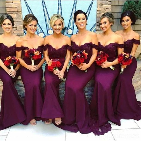 Cheap Long Bridesmaid Dresses, Womens Bridesmaid Dresses, Mermaid Bridesmaid, Bridesmaid Gowns, Purple Mermaid, Lace Bridesmaids, Mermaid Bridesmaid Dresses, Bridesmaid Dresses Online, Lace Mermaid