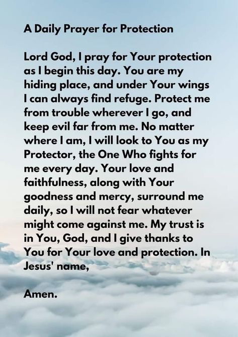 Dream Protection, Prayer Of Protection, Protection Prayer, Hedge Of Protection, Prayer Closet, Personal Prayer, Everyday Prayers, Prayer For Protection, Almighty God