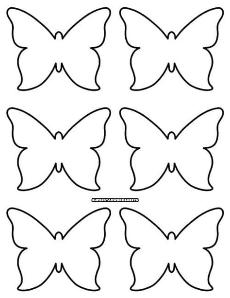 Easy Spring Art, Beadwork Templates, Butterfly Art Project, Preschool Butterfly, Butterfly Craft For Kids, Spring Classroom Decorations, Paper Butterfly Crafts, Preschool Craft Activities, Flower Petal Template