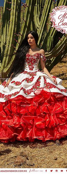 RAGAZZA CHARRO | Sacramento | Esmeralda Bridal & Quinceaneras Red Quince Dress, Charro Dress, Red Quinceanera Ideas, Charro Quince, Mexican Quinceanera, Quinceanera Dresses Red, Mexican Quinceanera Dresses, Quinceanera Themes Dresses, Charro Quinceanera Dresses