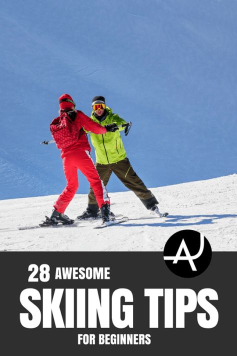 28 Awesome Skiing Tips For Beginners – Skiing Tips for Beginners, Intermediate and Advanced - Best Ski and Snowboard Gear - Ski Clothes For Women, Men and Kids. Ski Tips For Beginners, Skiing Tips, Ski Tips, How To Ski, Ski Technique, Family Ski Trip, Ski Clothes, Snowboard Gear, Summer Vacation Spots