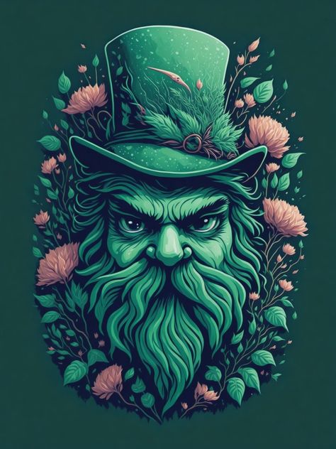 Leprechaun Images, Leprechaun Art, Leprechaun Pictures, Leprechaun Tattoos, Financial Inspiration, St Patricks Day Quotes, The Leprechaun, Painted Gourds, Art References