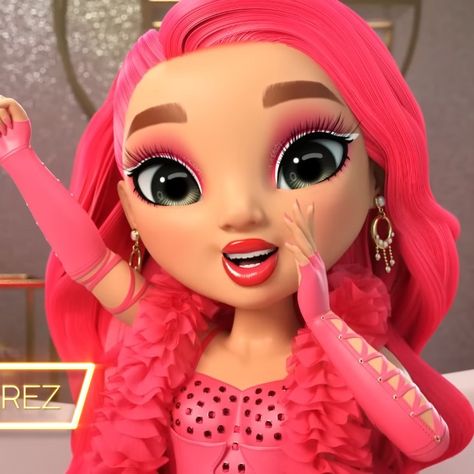 Rainbow High's Priscilla Perez! Rainbow High Priscilla, Priscilla Perez, Stella Monroe, Pink Friends, Rainbow Fashion, Cute Couple Cartoon, Rainbow High, Fancy Hairstyles, Lol Dolls