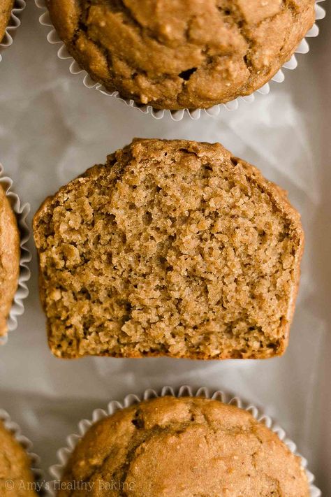 Gingerbread Oatmeal Muffins, Low Glycemic Muffins, Healthy Gingerbread Muffins, Instant Oatmeal Muffins, Healthy Oat Muffins, Gluten Free Oatmeal Muffins, Healthier Muffins, Healthy Bran Muffins, Ginger Oatmeal