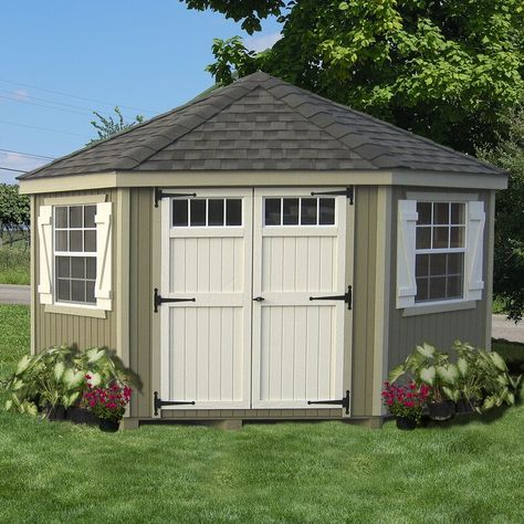 Corner Shed, Corner Sheds, Wooden Storage Sheds, Shed Blueprints, Shed Building, Wood Shed Plans, Build Your Own Shed, Free Shed Plans, Wood Storage Sheds