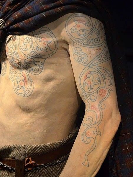 Woad Warrior Picts Tattoo, Celtic Female Warrior Tattoo, Woad Tattoo Celtic, Celtic Armor Tattoo, Celtic Tribe Tattoo, Pictish Warrior Tattoo, Celtic Woad Tattoo, Celtic Warrior Tattoos, Historical Tattoos