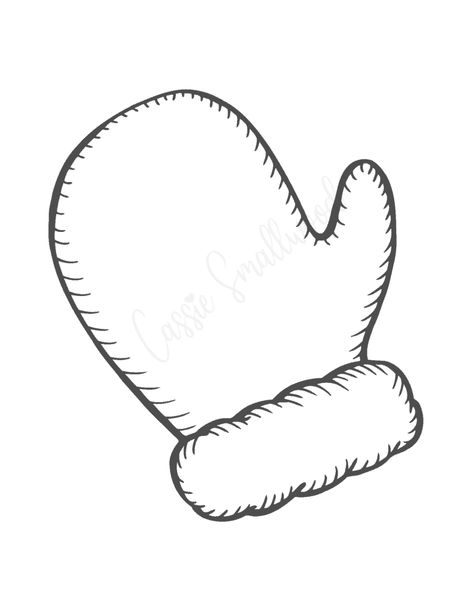 Mitten Template Free Printable, Mitten Drawing, Mitten Template, Cookie Transfers, Winter Craft Projects, Paint Template, Winter Printables Free, Mittens Template, Christmas Kawaii