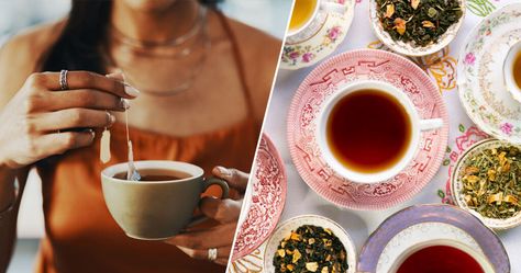 How many of these tea-related things have you done? Tea Leaves Tattoo, Tea Infusion Recipes, Different Types Of Tea, Tea Varieties, Meeting Someone New, Tea Tasting, Types Of Tea, Gift Tea, Flavored Tea