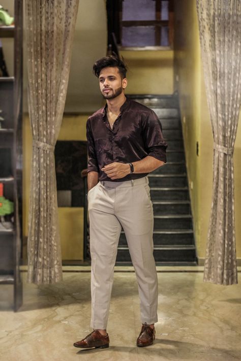 Pent Shirt Men Formal Combination, Formals For Men, Boss Energy, Men Pants Pattern, Outfit Traditional, Mens Party Wear, Guys Fashion Casual, Formal Pant, Formal Dresses For Men