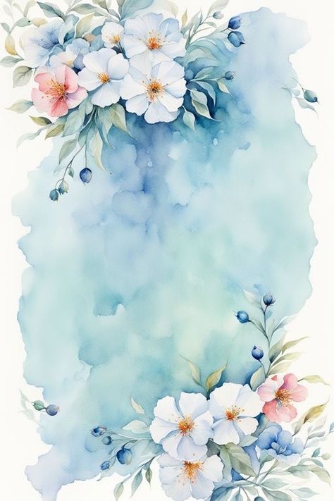 Floral Painting Background, Ganpati Invite, Flower Print Background, Floral Watercolor Background, Wedding Card Frames, Floral Cards Design, Flower Graphic Design, Background Wallpaper For Photoshop, Flower Background Wallpaper