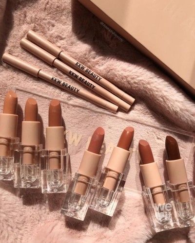 High End Makeup Brands, Brand Aesthetic, Kkw Beauty, High End Makeup, Nude Lipstick, Lipstick Set, Bridal Makeup Artist, Luxury Makeup, Makati