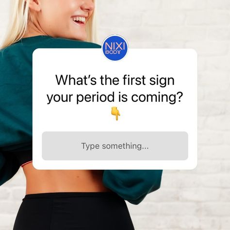 THE RESULTS ARE IN! 📣 Struggling to 💩 seems to be common, but we saved the most surprising ‘til last 👀👉️⁠ ⁠ What is the first sign that your period is coming? Comment below 💙 Leak Proof, The One, Period, The First, Signs